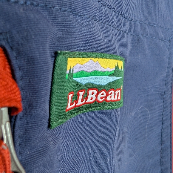 NWT LL Bean Mountain Classic Vest Color block Mens Medium Nylon Unlined Full Zip - Picture 8 of 10